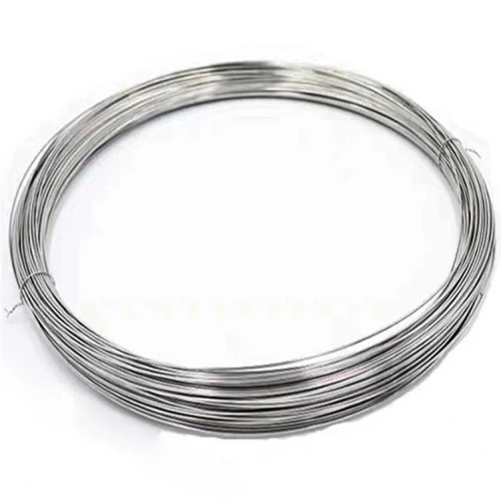 Fio de soldagem de aço trefilado a frio Fio redondo de metal Ss 201 304 304L 316 316L Fornecedor de fio de aço inoxidável