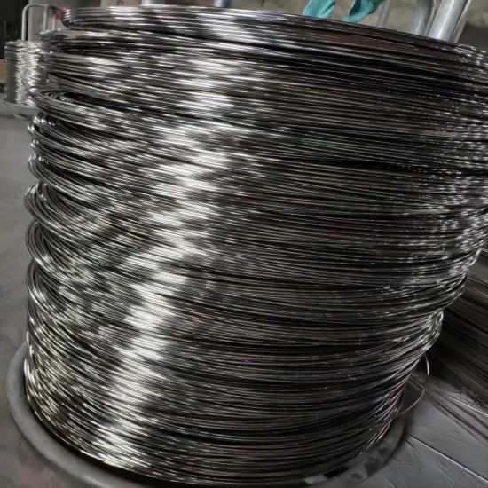 Fio de trefilação a frio de fábrica chinesa Fio redondo de fio de metal 301 Fio de solda de fio de aço inoxidável